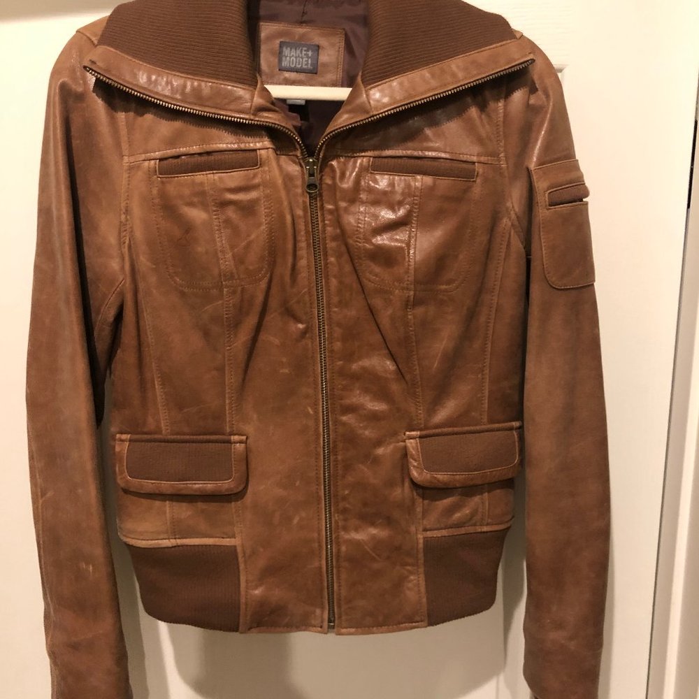 Vintage Inspired Leather Jacket